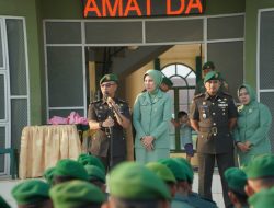 Suasana Haru Selimut Pelepasan Dandim 0321/Rohil