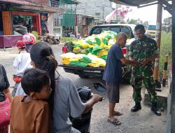 Gerakan Pangan Murah, Kodim 0321/Rohil Distribusikan 98,5 Ton Beras SPHP Bulog Untuk Stabilkan Harga Pangan