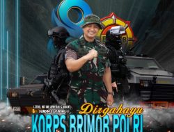 HUT ke-80 Korps Brimob Polri, Dandim 0321/Rohil Sampaikan Ucapan Selamat