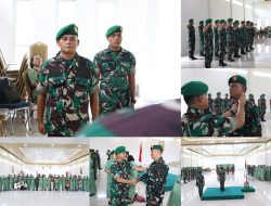 16 Bintara Kodim 0321/Rohil Terima Kenaikan Pangkat