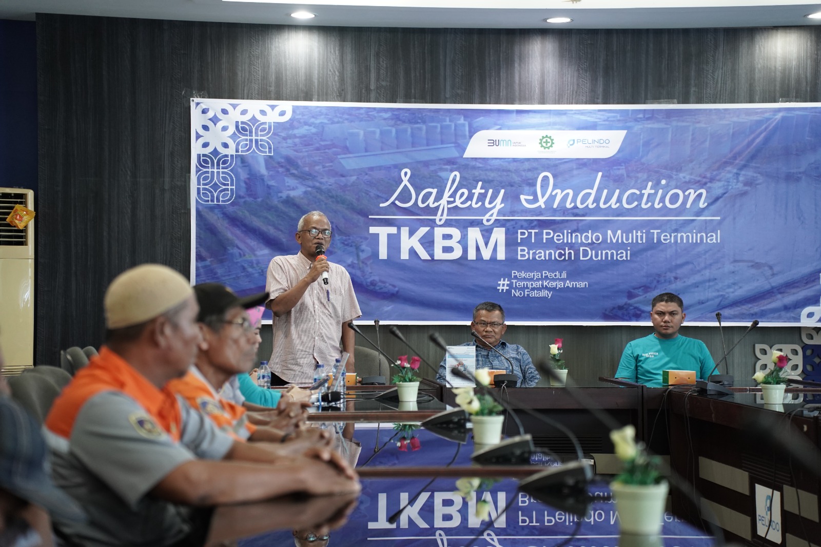 Puluhan Pekerja TKBM Ikuti Dua Kegiatan Safety Induction dari Pelindo Dumai
