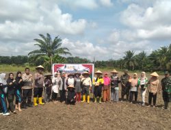 Dukung Asta Cita Presiden Bidang Ketahanan Pangan, Polsek TPTM Tanam Satu Hektar Jagung