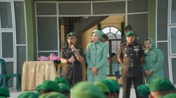 Suasana Haru Selimut Pelepasan Dandim 0321/Rohil