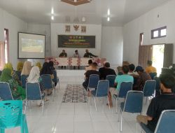 Gelorakan Kesadaran Cegah Kebakaran Hutan dan Lahan Kepada Warga, Satgas TMMD ke-125 Kodim 0321/Rohil Gelar Penyuluhan di Suak Tumenggung 