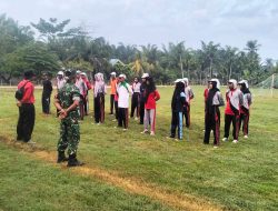 TMMD ke-125 Kodim 0321/Rohil, Pelatihan Paskibra Pekaitan Gelorakan Semangat Nasionalisme Jelang HUT RI ke-80