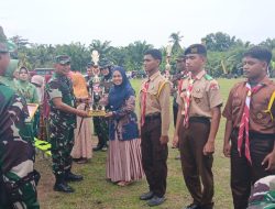 Upacara Penutupan Penuh Makna, TMMD ke-125 Kodim 0321/Rohil Wujudkan Kemanunggalan TNI-Rakyat di Pekaitan