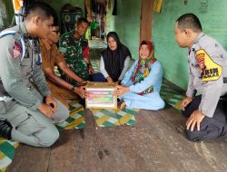 Sambut HUT Ke-80 TNI, Kodim 0321/Rohil Gelar Bakti Teritorial Prima dengan Pembagian Sembako