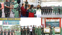 Kunjungan Kerja ke Kodim 0321/Rohil, Danrem 031/Wira Bima Tekankan Profesionalisme dan Kesejahteraan Prajurit