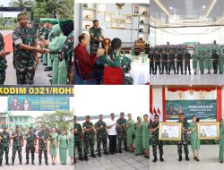 Kunjungan Kerja ke Kodim 0321/Rohil, Danrem 031/Wira Bima Tekankan Profesionalisme dan Kesejahteraan Prajurit